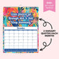 🎁New Year Special: 50% OFF🔥2026 Funny Sweary Mental Health Wall Calendar