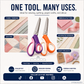 🥳2026 TOP PICK🥳 Pinking Shears Scissors – Stainless Steel, Ergonomic Cushioned Handles – Perfect for Sewing, Quilting & Scrapbooking! 🧵💨1