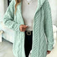 Women’s Fuzzy Sherpa Hooded Cardigan, Soft Plush Fleece Open Front Coat, Long Sleeve Mid-Length Relaxed Fit Jacket, Cozy Fall Winter Outerwear, Warm Teddy Jacket for Women❄️