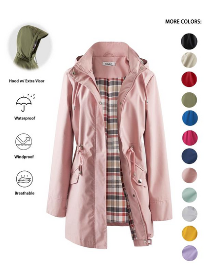 💖LAST DAY SALE 50% OFF🧥Womens Chic. Lightweight. Waterproof Jacket 🍃-Unleash Style and Durability in Any Storm!