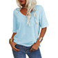 💖Spring Hot Sale 49% OFF🌸Women's Solid Color V-Neck T-shirt