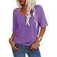 💖Spring Hot Sale 49% OFF🌸Women's Solid Color V-Neck T-shirt