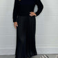 🔥Christmas Special Sale - 50% OFF💝Women’s Stylish and Elegant Round-neck Pleated Dress