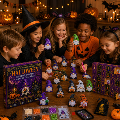🎃✨ 31-Day Santa Surprises Halloween Diamond Painting Advent Calendar