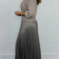 🔥Christmas Special Sale - 50% OFF💝Women’s Stylish and Elegant Round-neck Pleated Dress