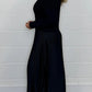 🔥Christmas Special Sale - 50% OFF💝Women’s Stylish and Elegant Round-neck Pleated Dress