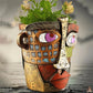 🪴LAST DAY HOT SALE 49% OFF - Unique Abstract Beauty Face Flower Pot