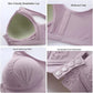 🌸LAST DAY HOT SALE🎁BUY 3 PAY 2🎁2024 Front Button Breathable Skin-Friendly Cotton Bra