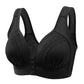 🌸LAST DAY HOT SALE🎁BUY 3 PAY 2🎁2024 Front Button Breathable Skin-Friendly Cotton Bra