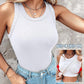 🎁Summer Sale 50% OFF😍Ribbed Stretchy Tank Top with Shelf Bra💓