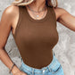 🎁Summer Sale 50% OFF😍Ribbed Stretchy Tank Top with Shelf Bra💓