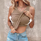 🎁Summer Sale 50% OFF😍Ribbed Stretchy Tank Top with Shelf Bra💓