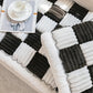 ⏰Last day 49% OFF🔥Cream-coloured Large Plaid Square Pet Carpet Bed Sofa Cover