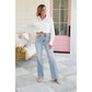 💥Hot Sales - 50% OFF🥰👖Vintage Wash Plus-Size Jeans — Stretchy & Straight Leg Fit✨