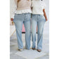 💥Hot Sales - 50% OFF🥰👖Vintage Wash Plus-Size Jeans — Stretchy & Straight Leg Fit✨