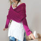 🔥Last Day Sale 49% OFF🏆️Women's Wrap Knit Shawl with Sleeves