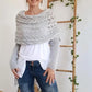🔥Last Day Sale 49% OFF🏆️Women's Wrap Knit Shawl with Sleeves