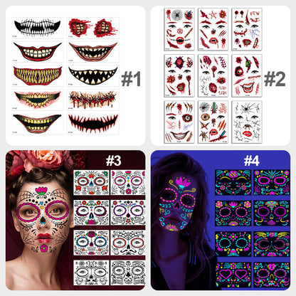 🔥HOT SALE 49% OFF🔥Halloween Temporary Scar Tattoos Sticker