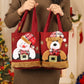 Christmas Gift Bag with 3D Doll Decoration