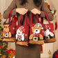 Christmas Gift Bag with 3D Doll Decoration