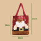 Christmas Gift Bag with 3D Doll Decoration