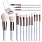 🎁Clearance Sale 49% OFF💥Travel Makeup Brush Set with LED Light Mirror
