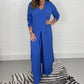 💃Spring Sale 50% OFF😍Two Piece Casual Long Top and Casual Trousers💝