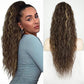💜LAST DAY PROMOTION⚡50K+ SOLD! 💜Curly Wavy Frizzy Hair Extension with Ponytail