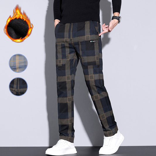 🥇Hot Sale - 50% OFF✨👖Casual Plaid Pants with Pockets