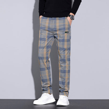 🥇Hot Sale - 50% OFF✨👖Casual Plaid Pants with Pockets