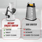 ⏰Limited Time Sale 49% OFF🔥3 in 1 rotary cheese grater Vegetable slicer