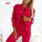 ❤️⏳Time-Limited Special 70% Off⏰Women's Three-piece Baseball Jacket And Pants Set
