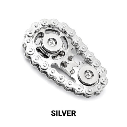 Stainless Steel Gear Chain Fidget Spinner