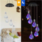 🌈2025 BEST GIFT TO FAMILY🌠💡Colorful LED Solar-Powered Light Bulb Wind Chimes