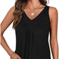 💥Limited time 50% off🍃 Women’s V-Neck Sleeveless Tank Top – Effortless Comfort & Chic Style! ✨👚