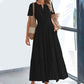 🌷Seasonal dress 50% discount🌷Women's Casual Spring Short Sleeve V Neck Maxi Dress