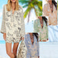 💕2025 HOT SALE 50% OFF💕Satin Unique Letter Print Tassle Shirt and Elastic Waist Shorts Set