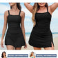 🏖️Summer Hot Sale 50% OFF💝Women Vintage Tummy Control Two Piece Tankini Swimsuits