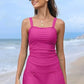 🏖️Summer Hot Sale 50% OFF💝Women Vintage Tummy Control Two Piece Tankini Swimsuits