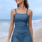 🏖️Summer Hot Sale 50% OFF💝Women Vintage Tummy Control Two Piece Tankini Swimsuits