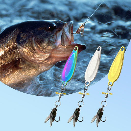 🎁Summer Hot Sale 50% OFF💪🎣Innovative design - metal propeller fly false bait hook