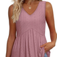 ⏰Hot Sale 50%!Women’s Casual V-Neck Floral Ruffles Sleeveless Top