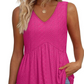 ⏰Hot Sale 50%!Women’s Casual V-Neck Floral Ruffles Sleeveless Top