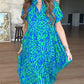 🌊Time-limited Special 50% OFF🎨Women's Casual Print A-Line Long Dress