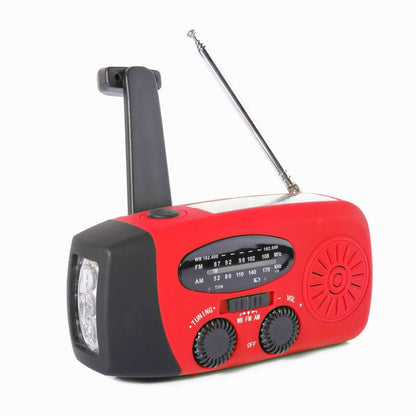 Multifunctional Portable Solar Emergency Radio – Power Bank, Hand Crank & Weather Alert for Outdoor & Crisis Preparedness1