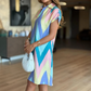 🌈Summer Hot Sale 50% OFF✨❤️‍🔥Loose printed skirt, hide the loose flesh, daily wear