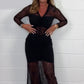 🌼Summer Hot Sale 50% OFF👗Women's V-Neck Lace Dress – Sexy Sheer Details, Romantic Vibes