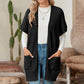 🥇Hot Sale 50% OFF🌺Women's Short Sleeve Pleated Lightweight Open Front Cardigan