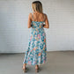 ✴️Hot Sale 49% Off💃Women's Floral Print Strap Flowy Dress