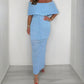 ☀️Summer Hot Sale 50% OFF❤️Women's Elegant Off-Shoulder Maxi Dress